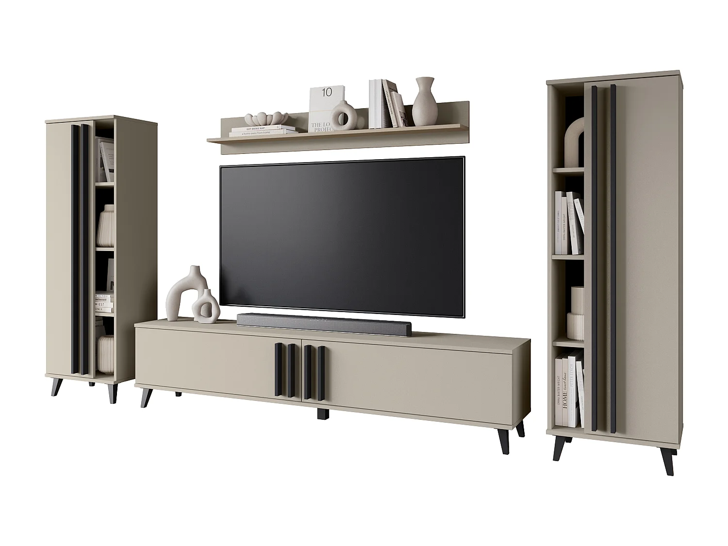 MINIO go for it, Meblościanka HURON I congo/czarny