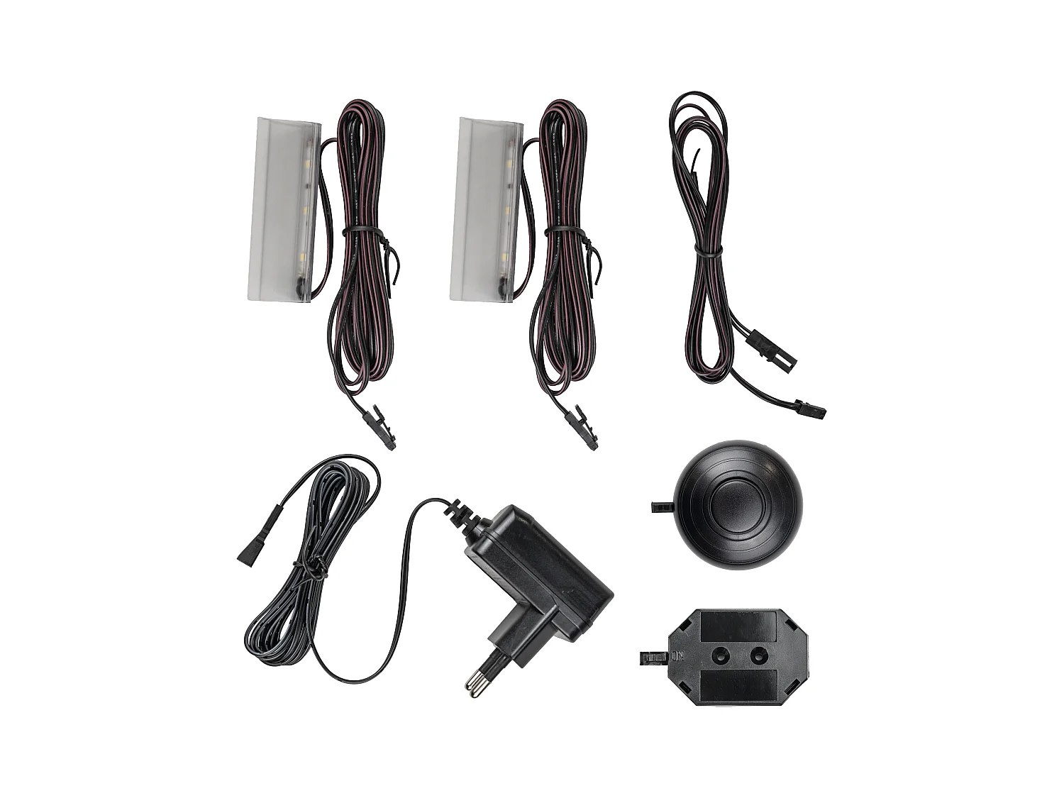 MINIO go for it, Meuble mural HURON II congo/noir avec éclairage LED