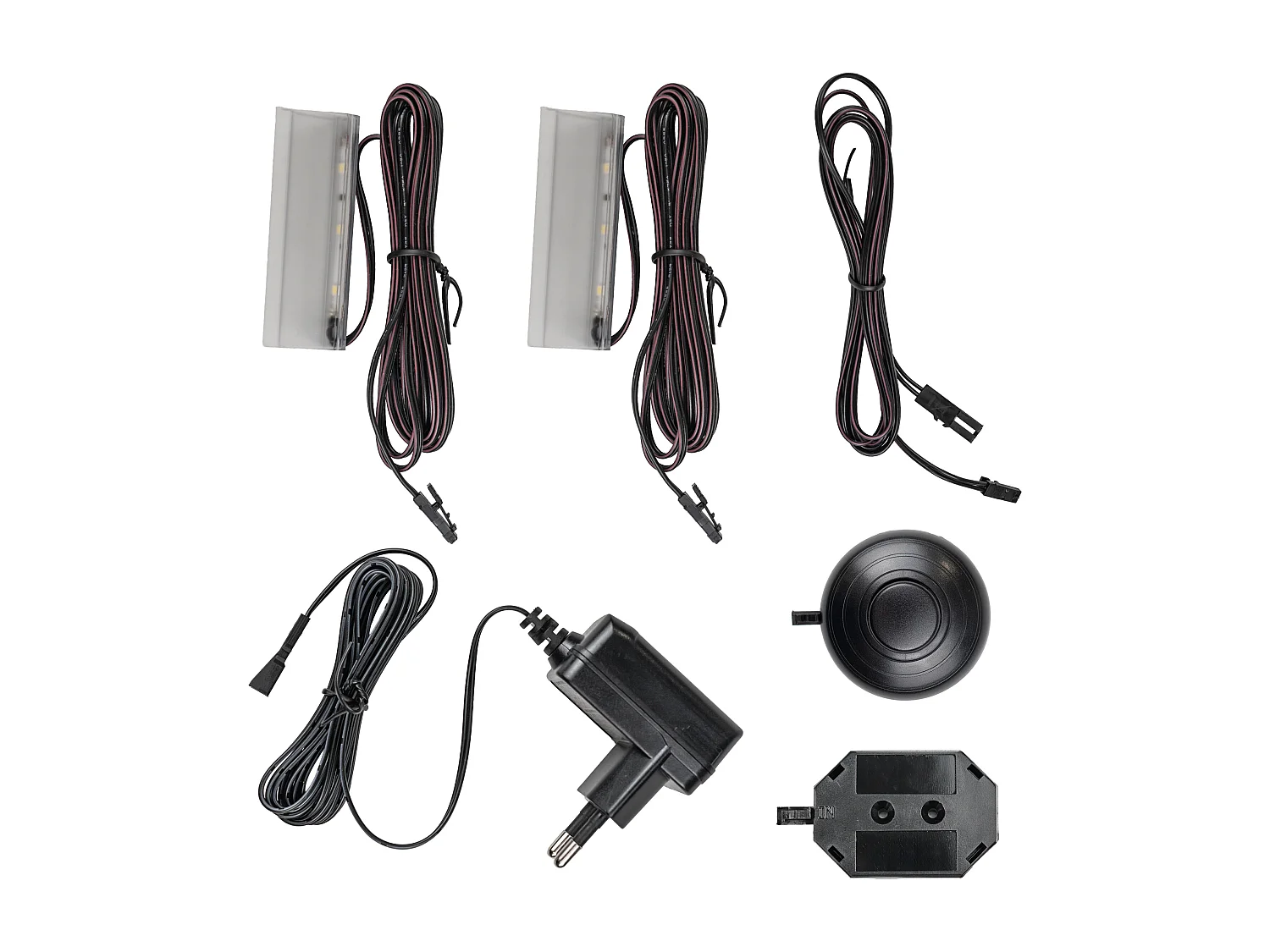 MINIO go for it, Meuble mural HURON II congo/noir avec éclairage LED