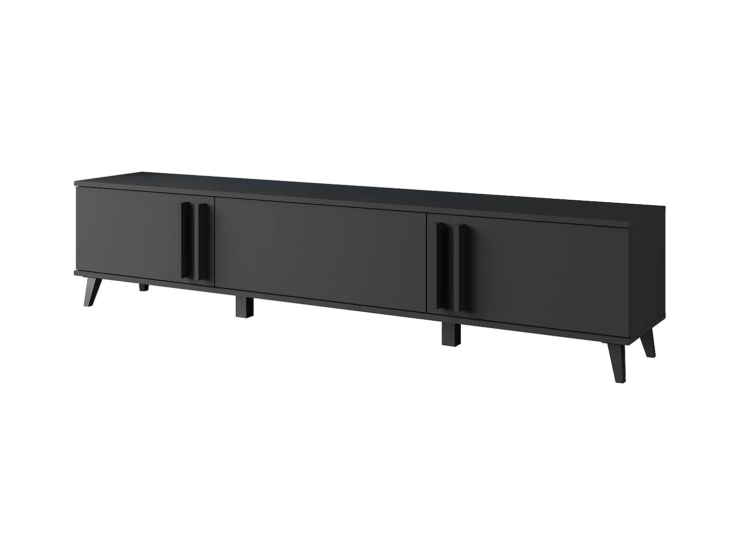 MINIO go for it, Meuble TV HURON 180 cm noir