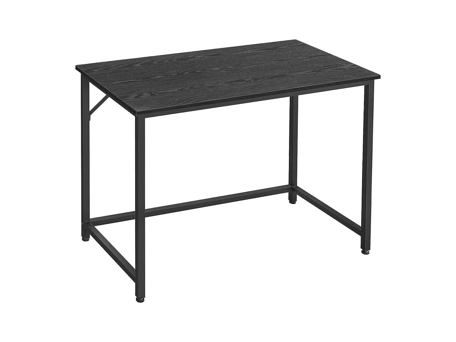 Biurko, małe biurko komputerowe, biurko biurowe, do nauki, sypialnia, 50 x 100 x 75 cm, projekt przemysłowy, metalowa rama, czar