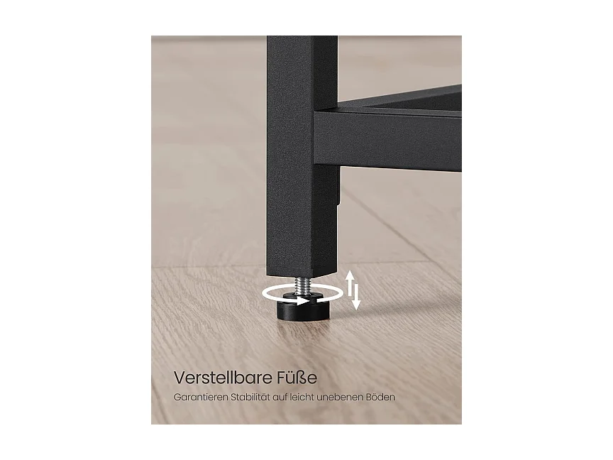 Biurko, małe biurko komputerowe, biurko biurowe, do nauki, sypialnia, 50 x 100 x 75 cm, projekt przemysłowy, metalowa rama, czar