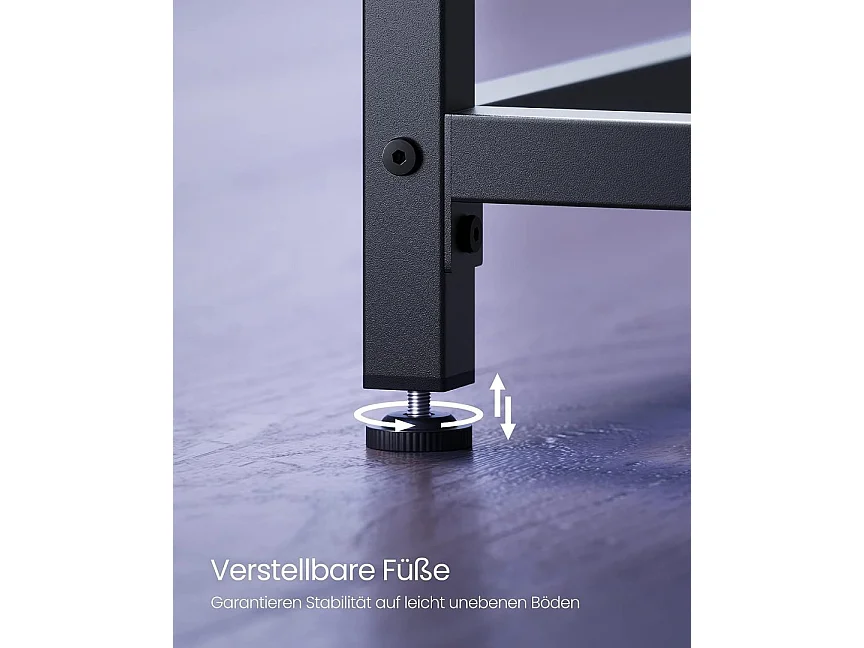 Biurko, mały stolik komputerowy, biurko do pokoju do pracy, sypialni, 60 x 120 x 75 cm, wzornictwo przemysłowe, metalowa rama, c