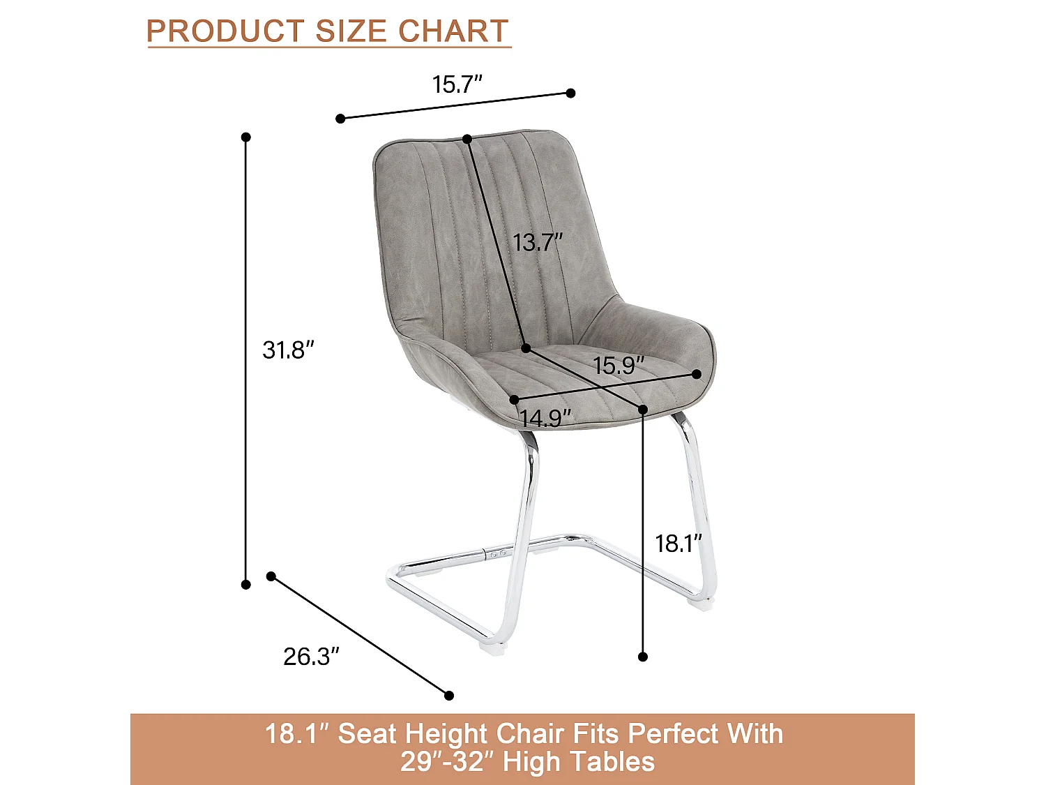 Chaise salle à manger lotto 2 pelle sintetica PU assise rembourrée pieds metallo grigio 56x51x81cm