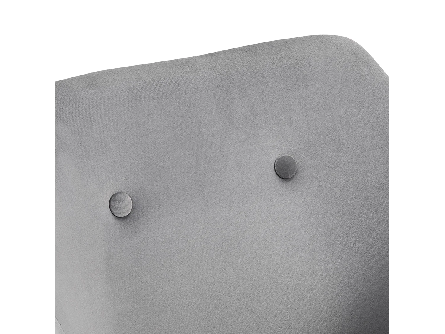 Cadeira de jantar 2 peças veludo tecido faia pernas madeira confortável cinza 54x56x74 cm