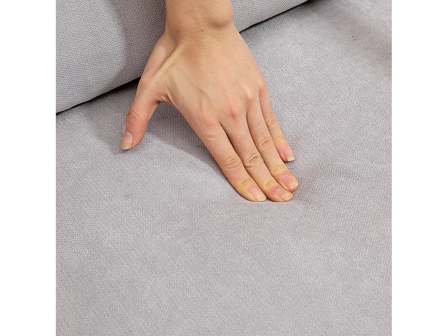 Sillón de terciopelo con reposabrazos y cojín lumbar para salón dormitorio 61x78x76 cm