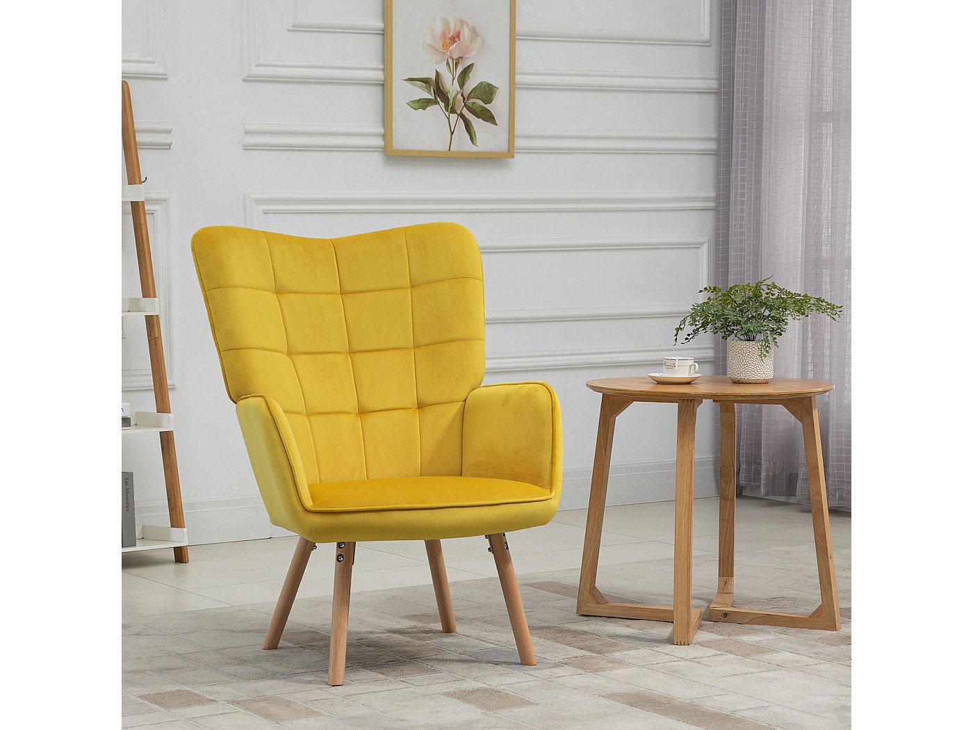 Vesgantti Fauteuil en Velours, Fauteuils Lounge avec accoudoirs, Fauteuil à Oreilles pour Salon Chambre à Coucher Envoyé en Deux Colis - Bleu Vesgantti Fauteuil en Velours, Fauteuils Lounge avec accoudoirs, Fauteuil à Oreilles pour Salon Chambre à Coucher Envoyé en Deux Colis - Bleu