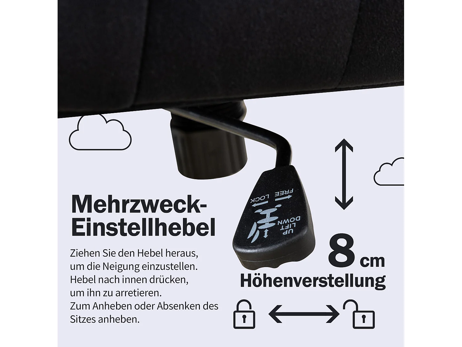 Chaise de bureau velours pivotante réglable fauteuil maquillage confortable avec roulettes 150KG