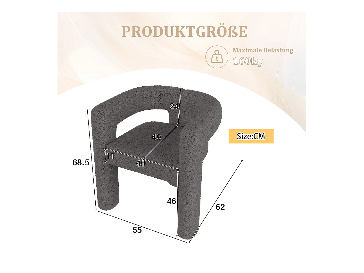 Sillón ergonómico Teddy Flor diseño moderno cómodo versátil sala dormitorio gris