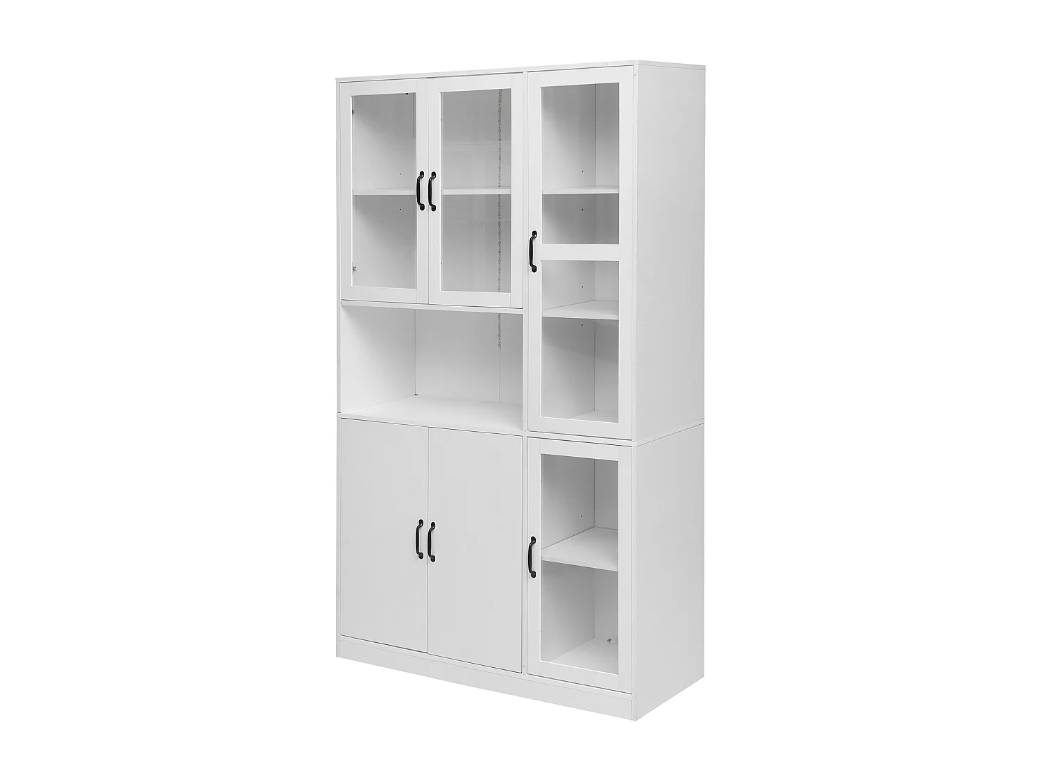 Estante de MDF branca com iluminação LED de 16 cores, vitrine, armazenamento, 120x40x200cm