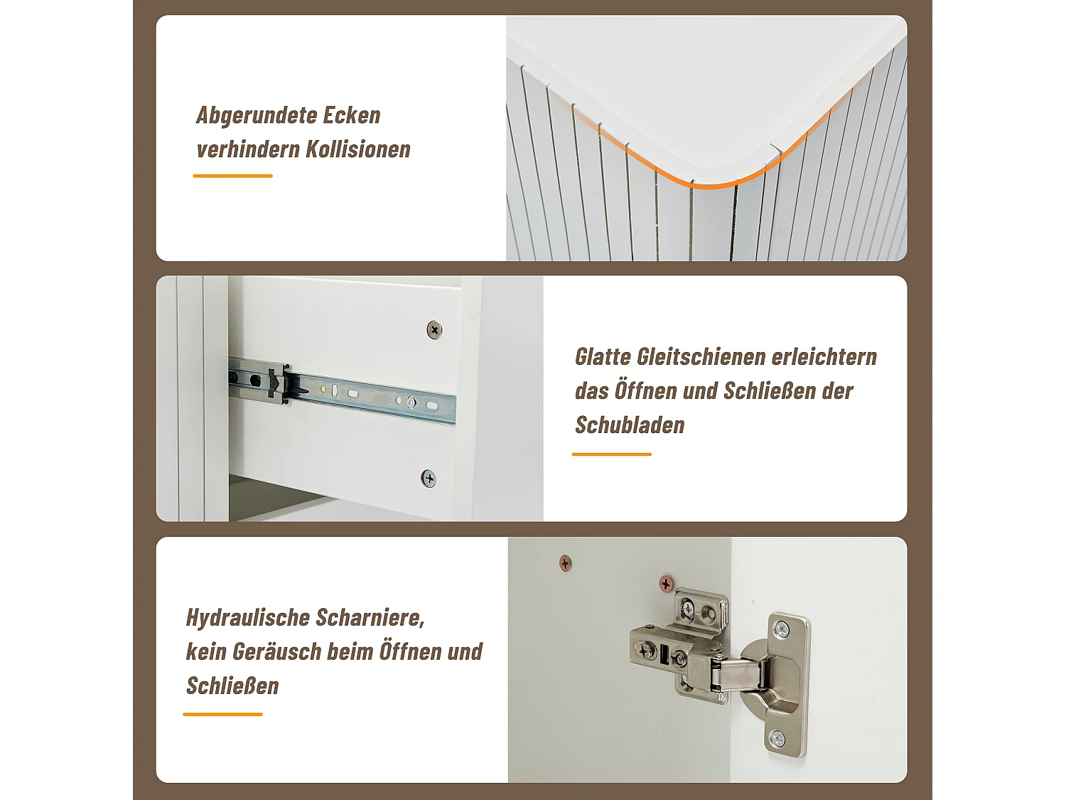 Buffet LED RGB bois blanc panneaux décoratifs rangement 150x35x80 cm salon cuisine moderne