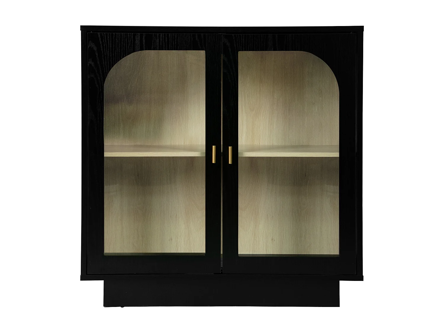 Armoire double porte panneau particules rangement bureau chambre salon noir 80 cm