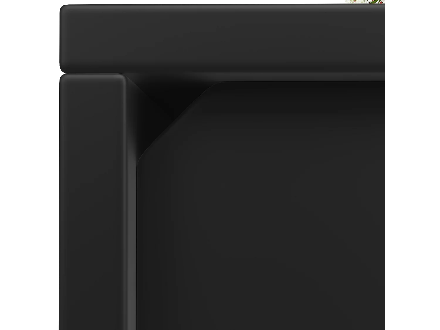 Buffet 6 ripiani MDF LED 120x40x75cm Moderne Salon Chambre Noir