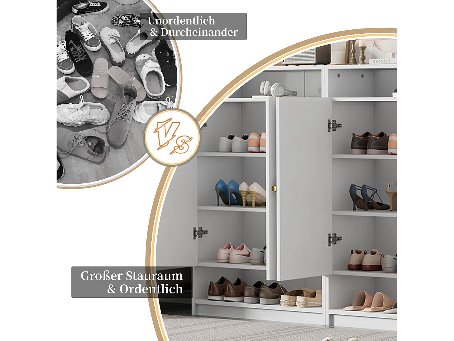 Mobile con sedie in pannello MDF, con sedie a chiave, borsa per ingresso bianca, 73x34x109 cm