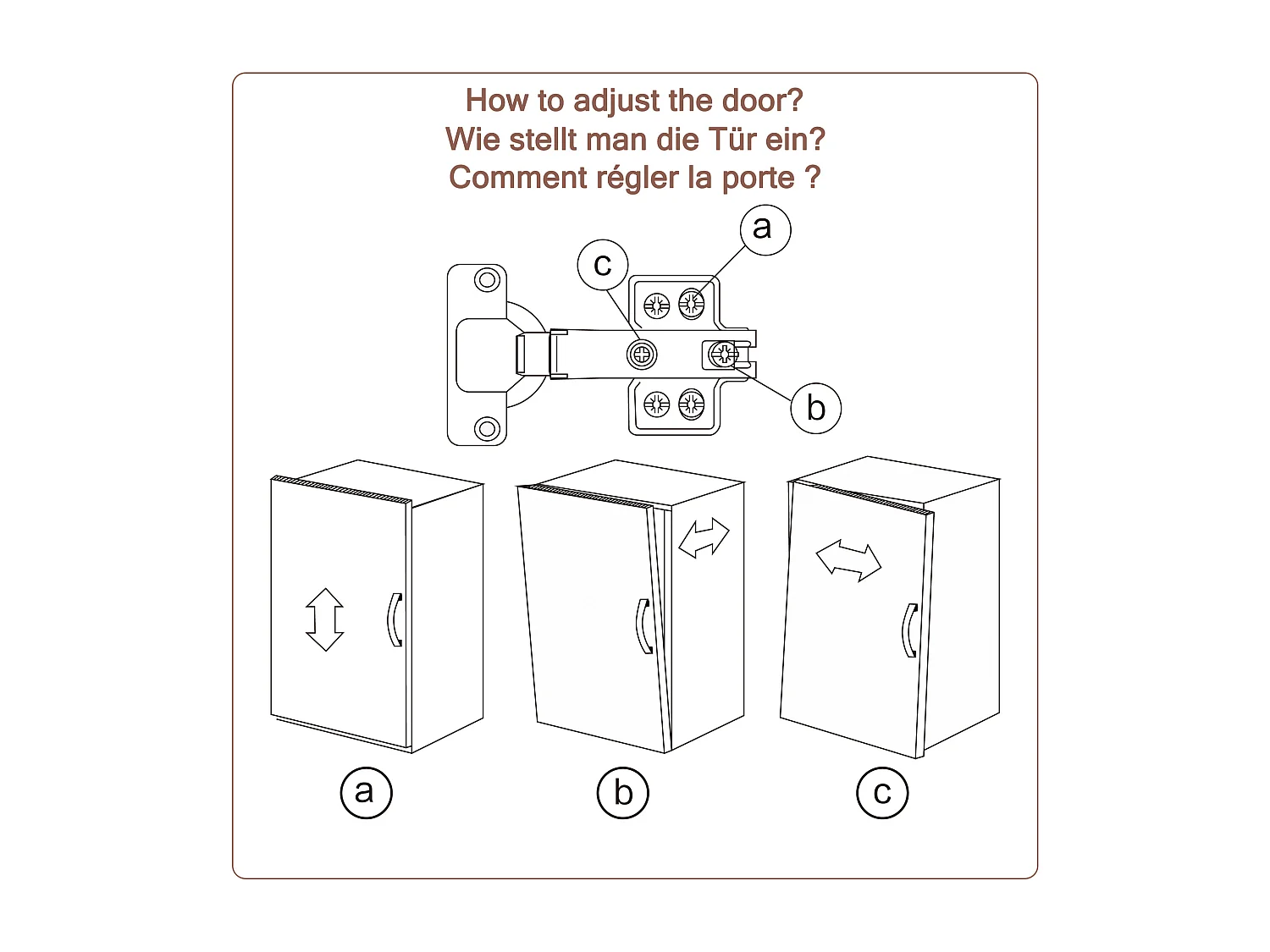 Buffet bois foncé avec tiroirs et portes métal meuble de rangement salon séjour 120x40x78,5cm