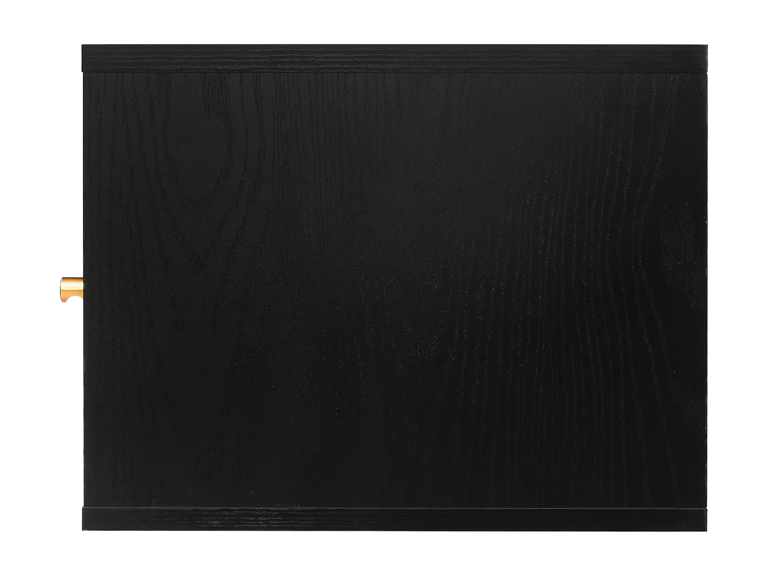 Armoire murale 110 cm avec portes coulissantes rotin résistant rangement salon chambre bureau noir