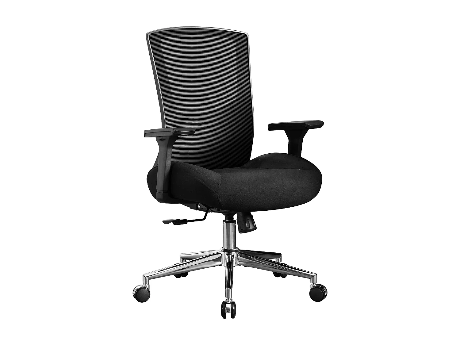 Cadeira ergonômica para escritório 200 kg, malha 3D, almofada 4D, braços ajustáveis, preta