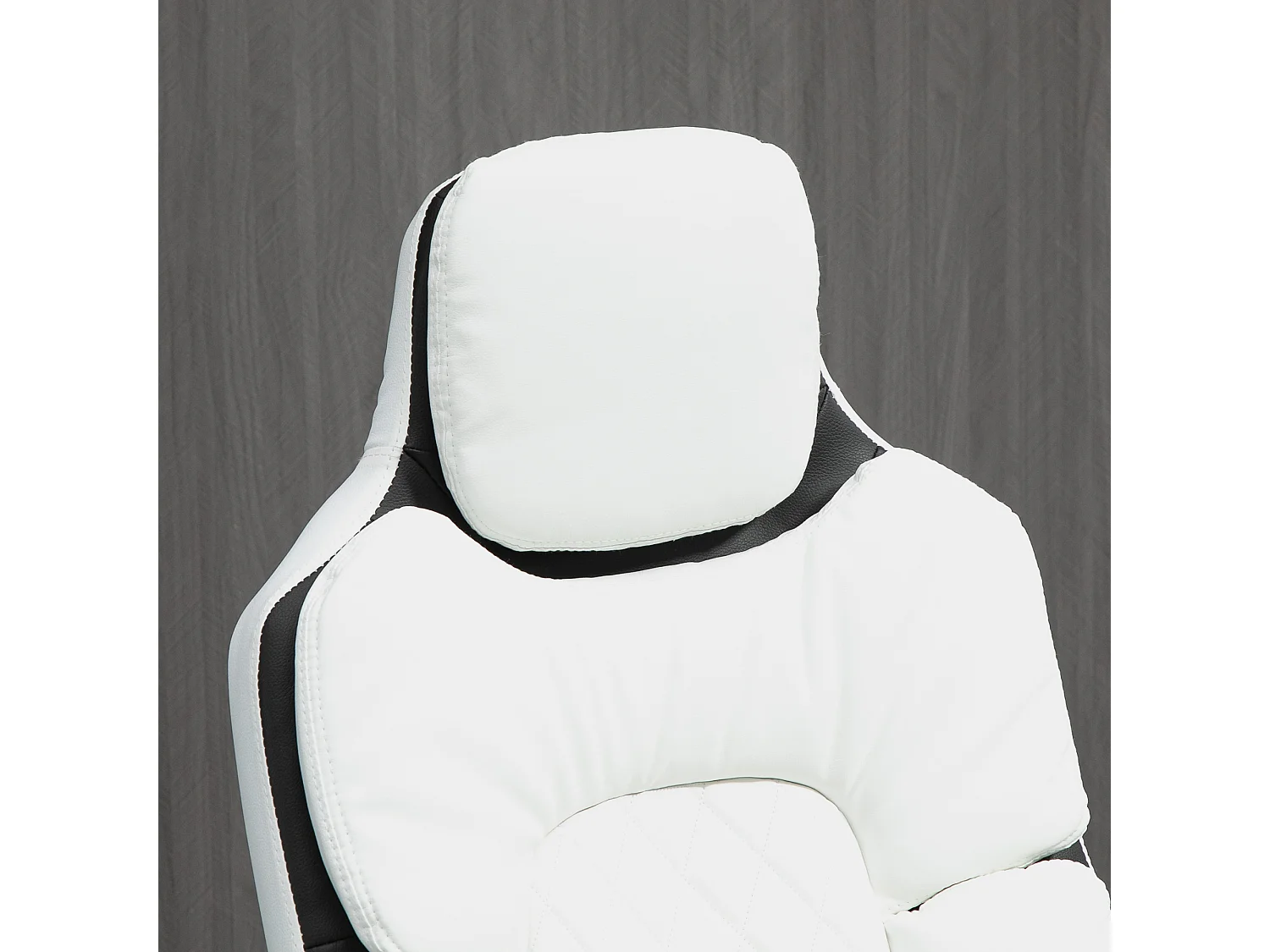 Chaise bureau ergonomique cuir PU avec accoudoirs rabattables et fonction bascule 69x67x113-121cm