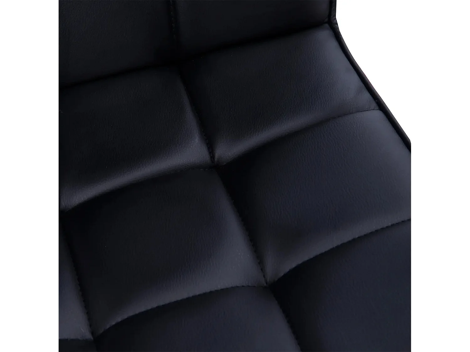 Scrivania ergonomica in pelle sintetica bianca alta regolabile con comodini 46-61 cm