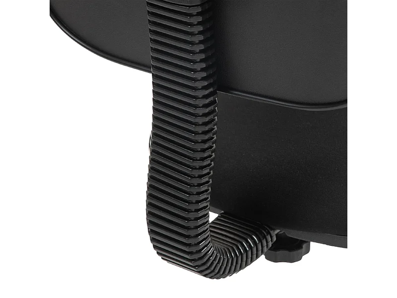 Silla de oficina giratoria ergonómica de tela elástica sin reposabrazos para ordenador color negro