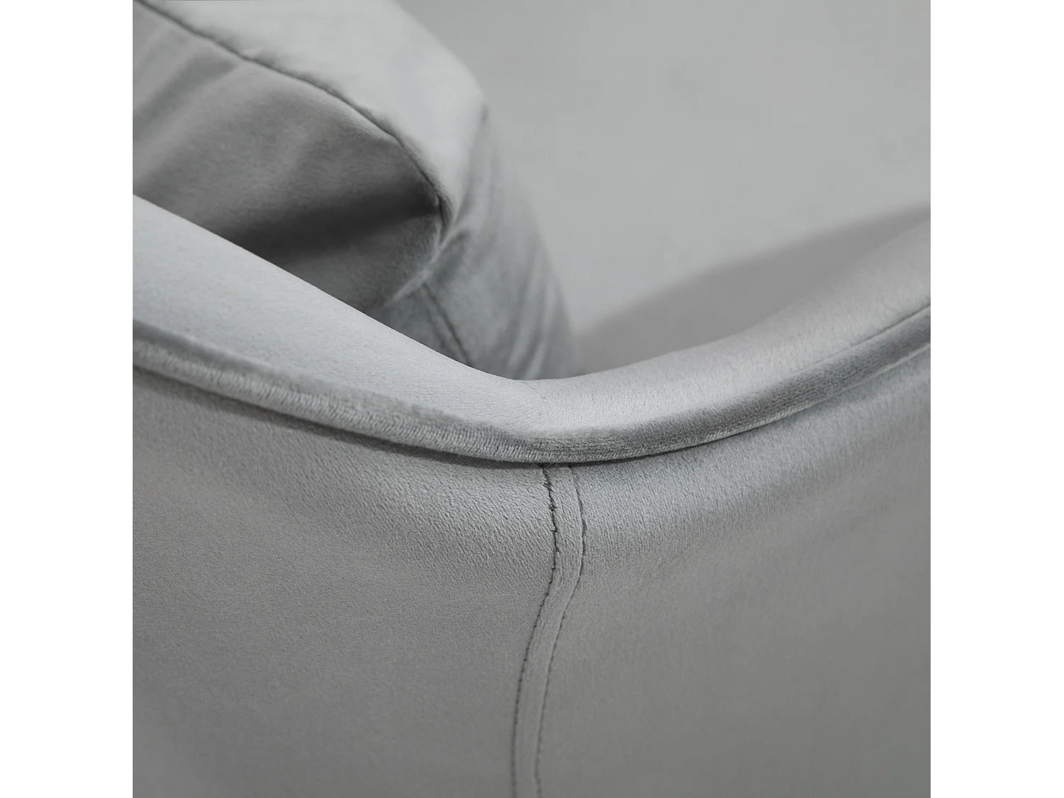 Chaise bureau pivotante velours avec massage, accoudoirs et coussin lombaire, réglable, gris