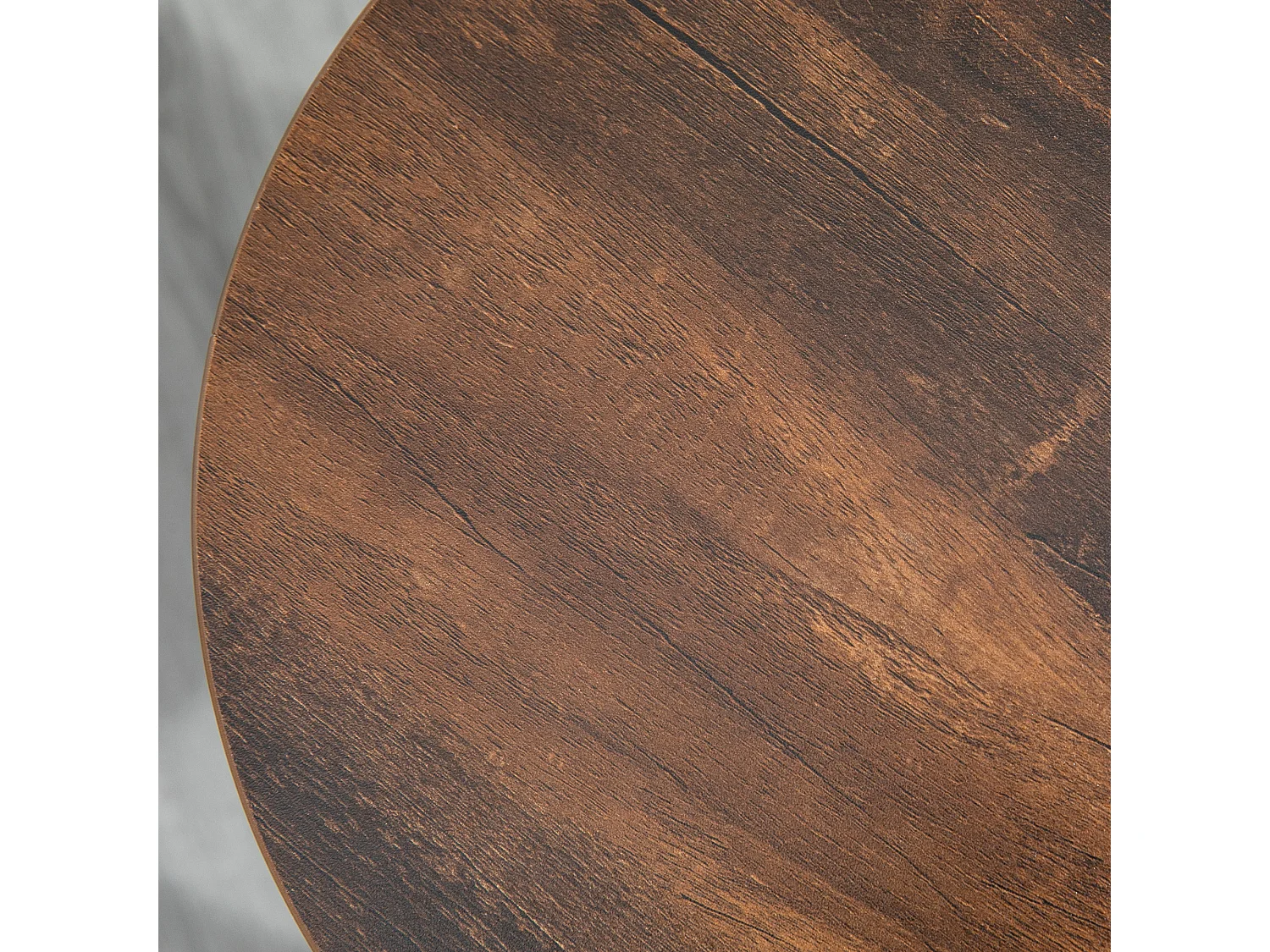 Conjunto de 2 taburetes de bar industriales de madera y metal con reposapiés para cocina 42x42x65 cm marrón