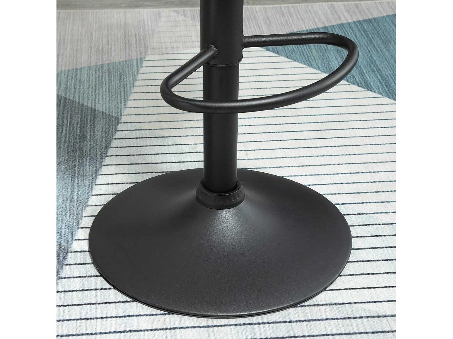 Bancos altos 2 peças em veludo regulável em altura com encosto em metal preto 46x48x83-104 cm