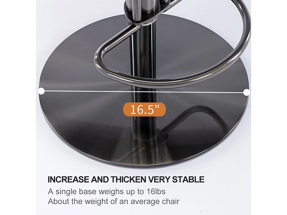 Tabouret de bar in acciaio inox cuoio Nappa regolabile pivotant 360° alta regolabile marrone
