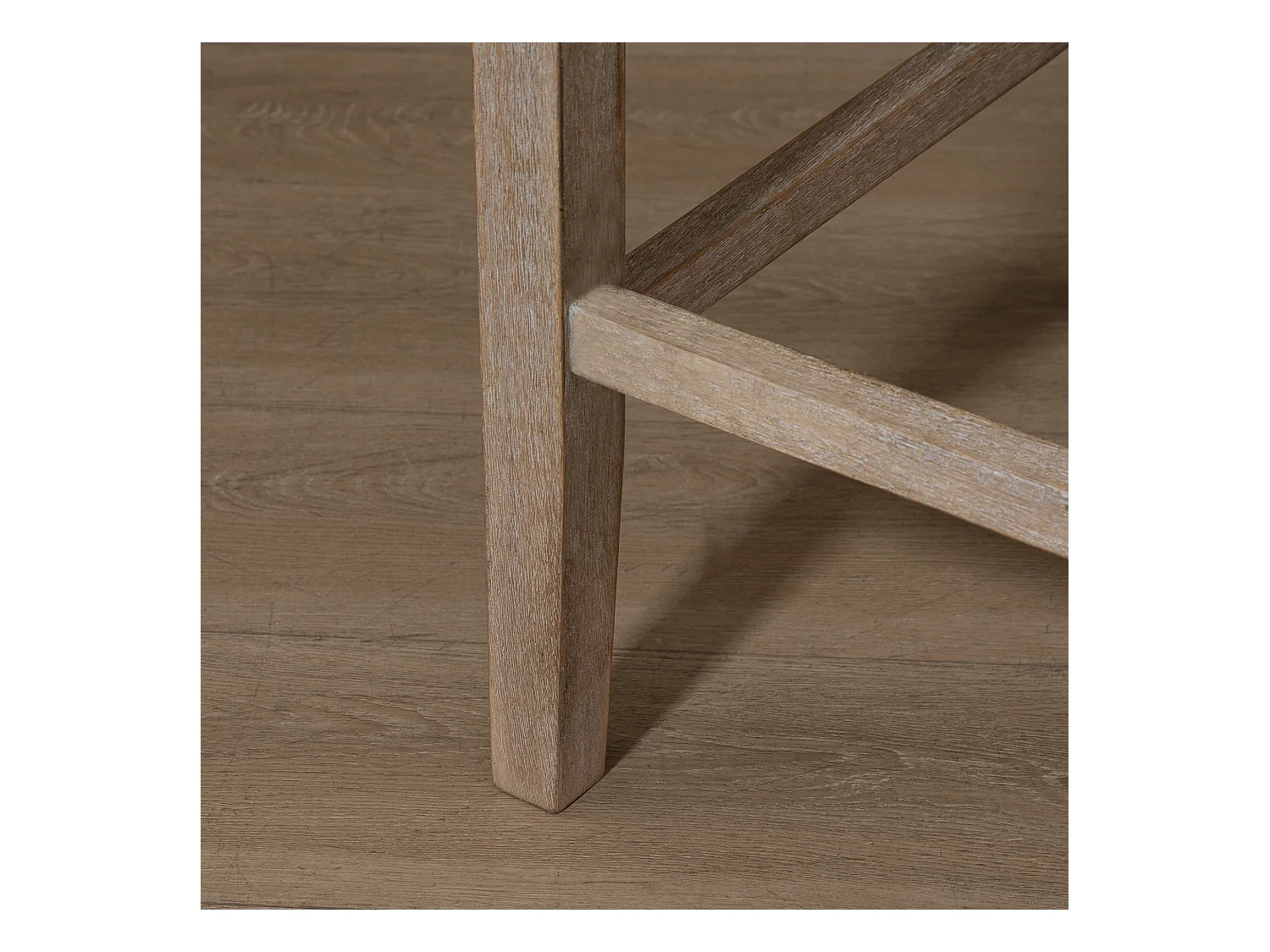 Taburetes de bar de 2 piezas con respaldo y botones en tejido de poliéster, patas de madera gris natural, 47x50x101 cm