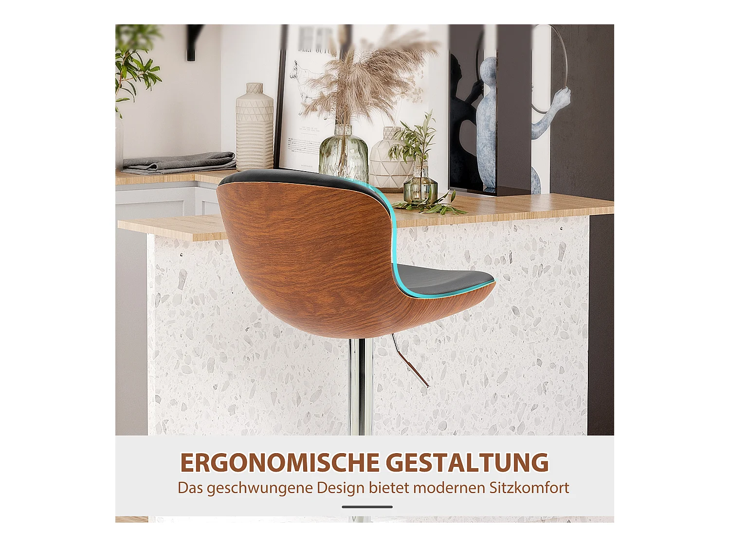 Lotto 2 tabourets de bar réglables cuir synthétique pivotants avec dossier et repose-pieds noir 46x53,5x85-106 cm