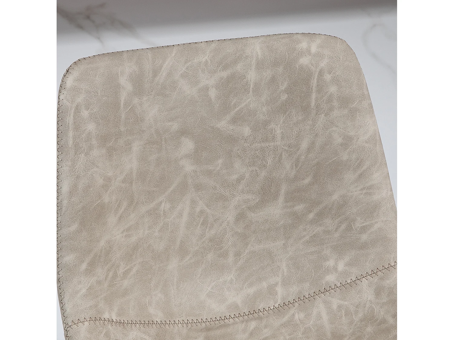 Taburetes de bar 2 piezas polipiel regulables giratorios con respaldo y reposapiés beige 42x47x111 cm