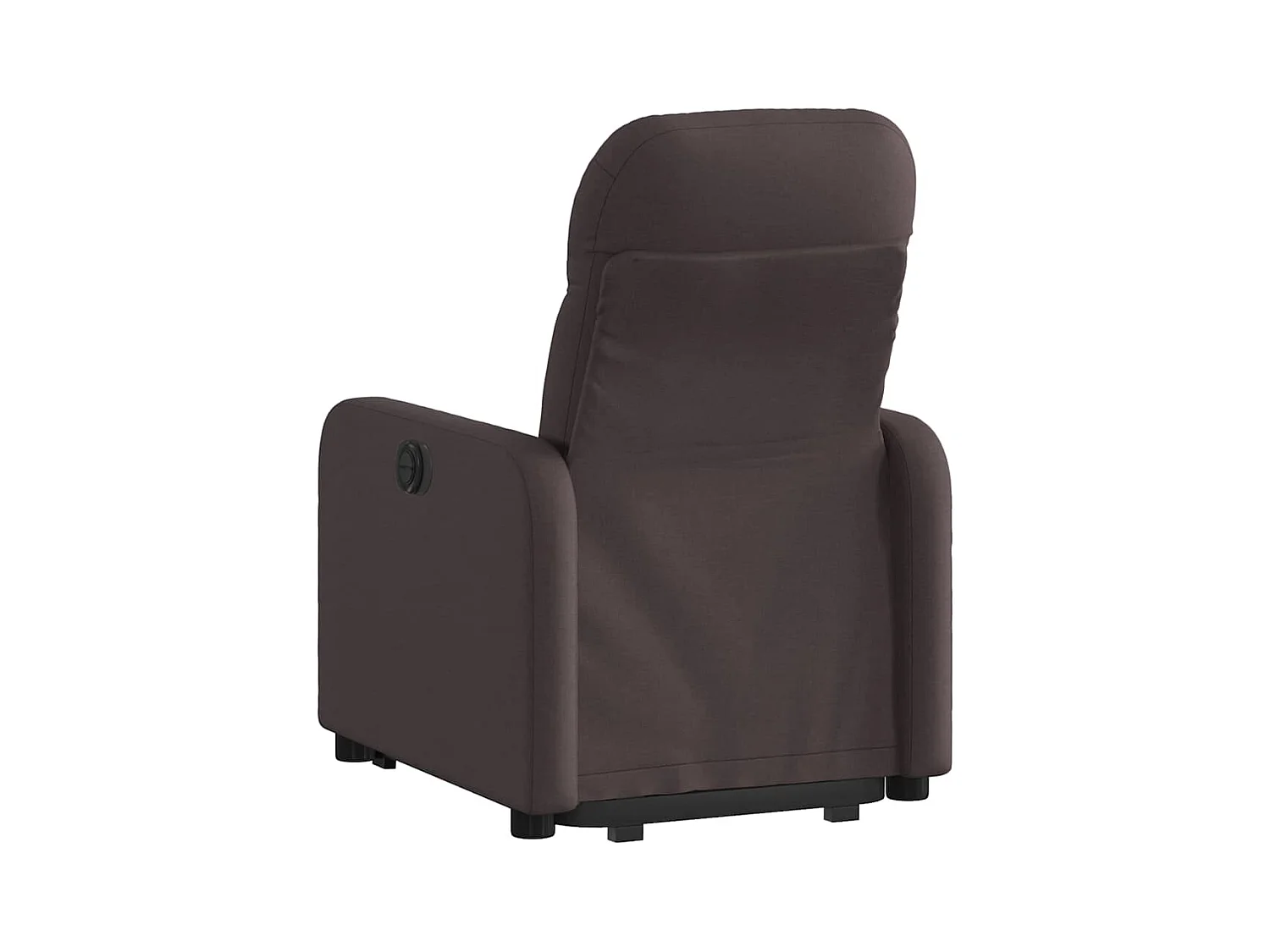 Silla de relax | Sillón eléctrico reclinable elevable de tela marrón oscuro SHL8473