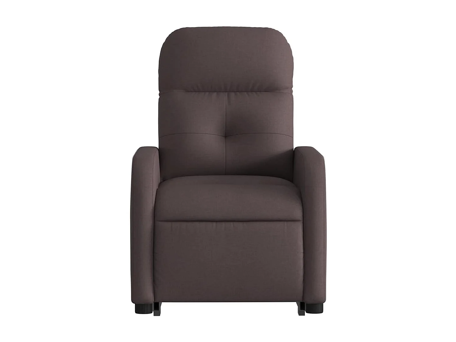 Fauteuil inclinable électrique-Chaise de relax-Fauteuil TV marron foncé tissu SHL3926