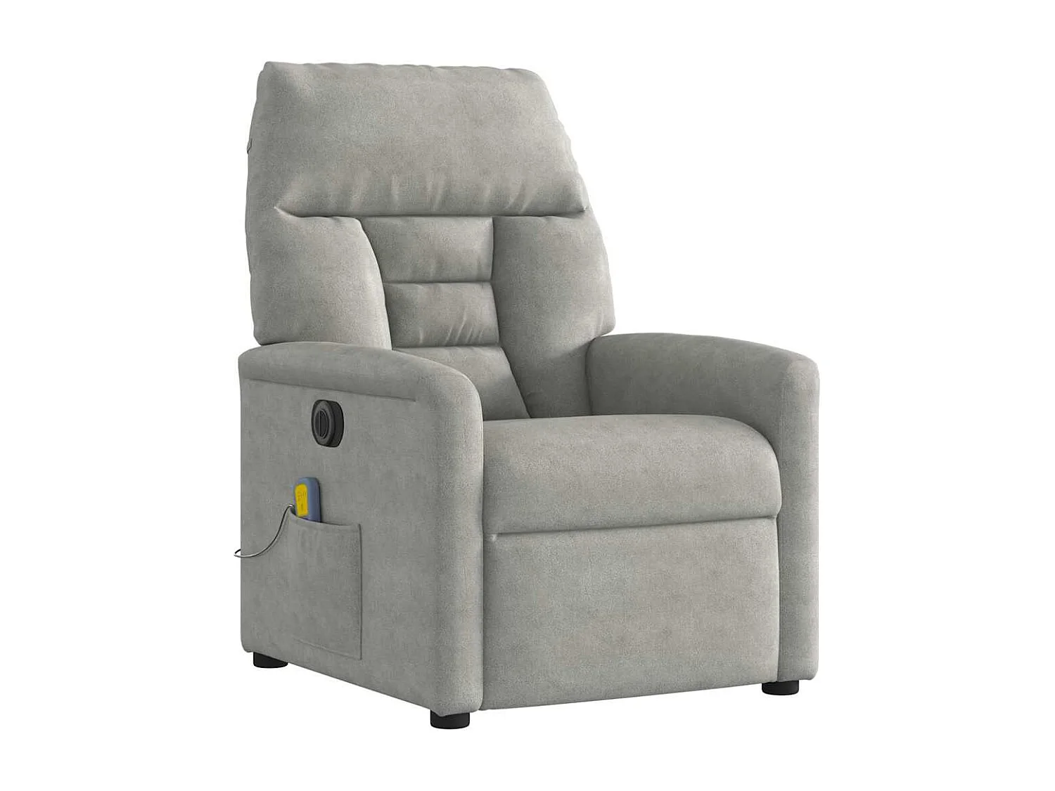 Fauteuil inclinable électrique-Chaise de relax-Fauteuil de Massage gris clair SHL1936