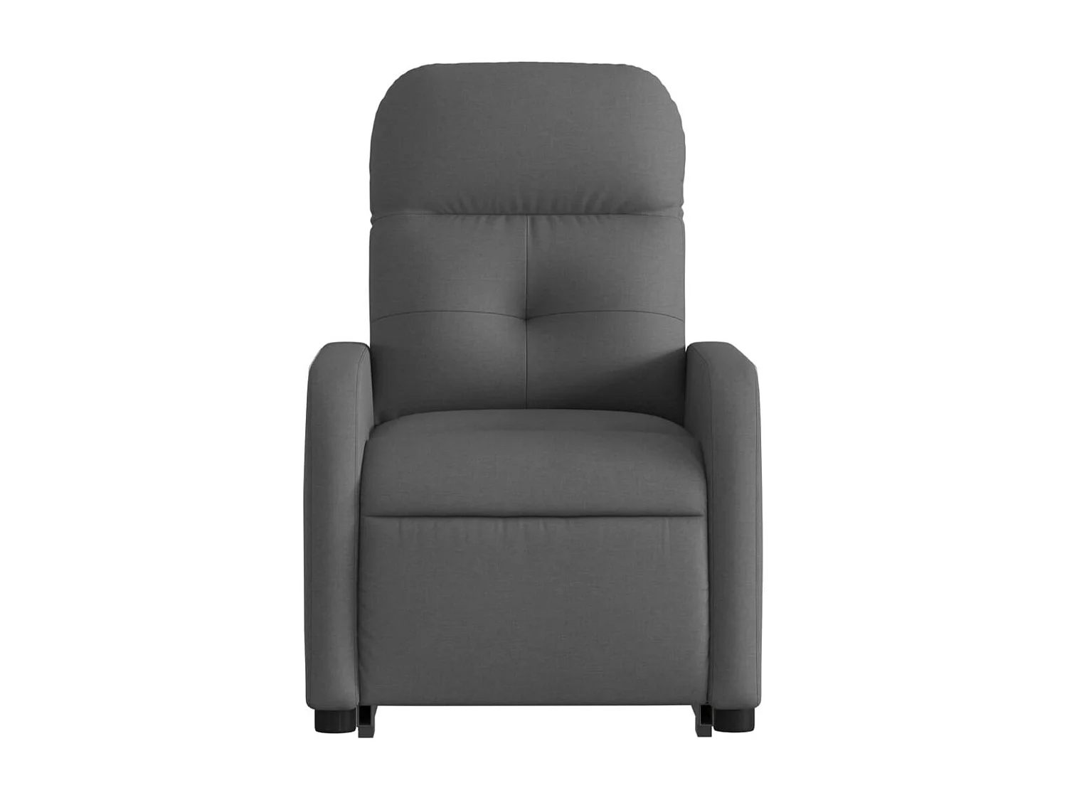 Fauteuil inclinable-Chaise de relax-Fauteuil TV Gris foncé Tissu SHL3664