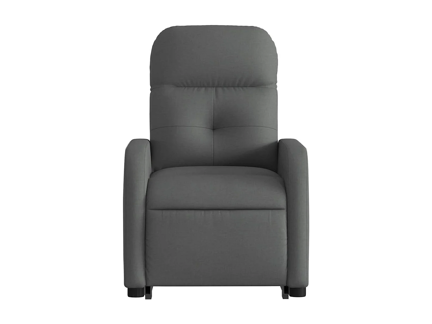 Fauteuil inclinable-Chaise de relax-Fauteuil TV Gris foncé Tissu SHL3664