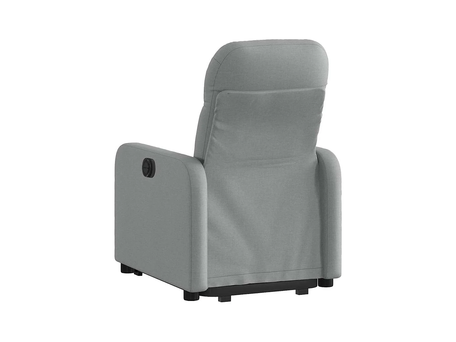 Silla de relax | Sillón eléctrico reclinable elevable de tela gris claro SHL3096