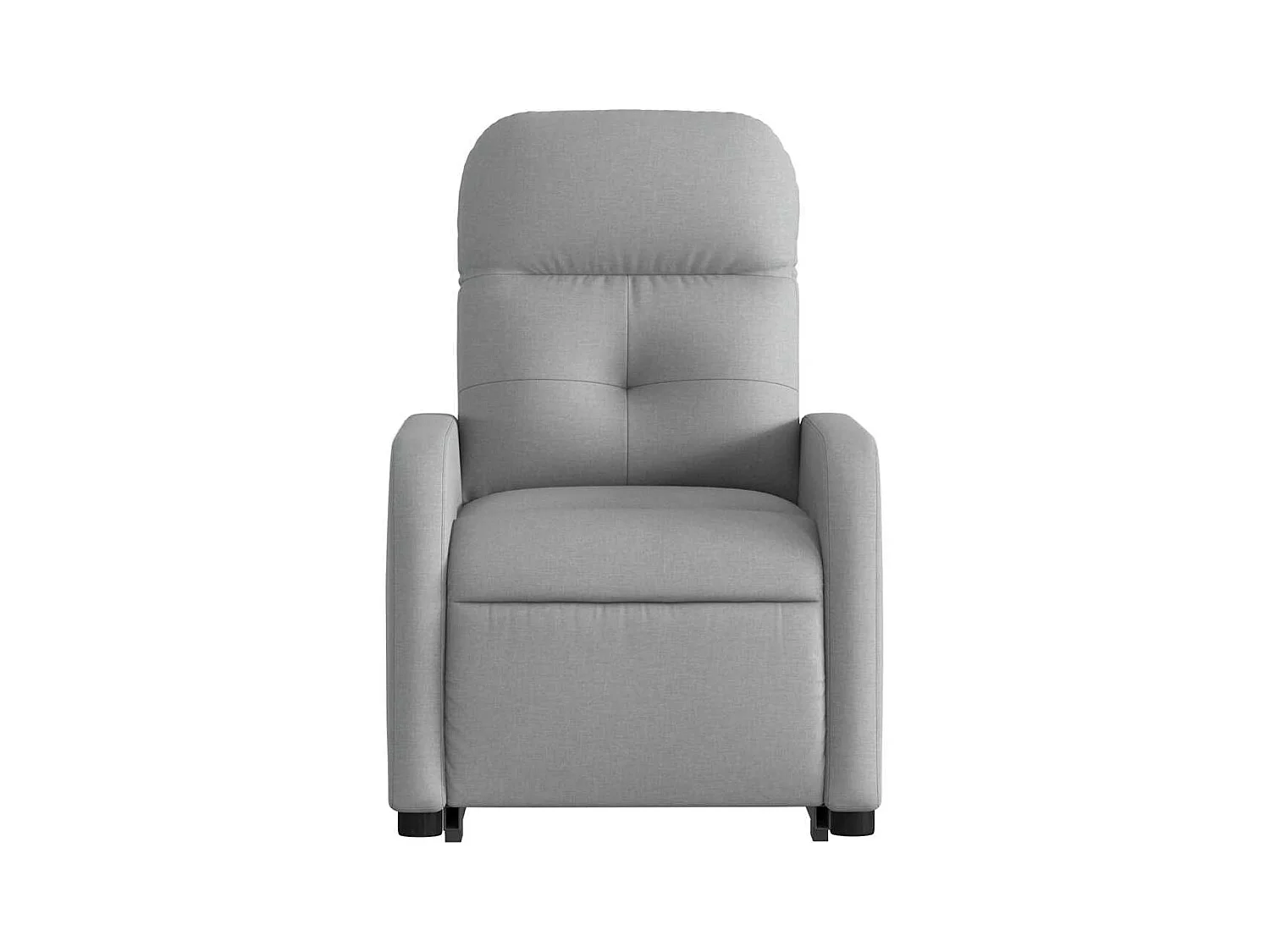 Silla de relax | Sillón eléctrico reclinable elevable de tela gris claro SHL3096