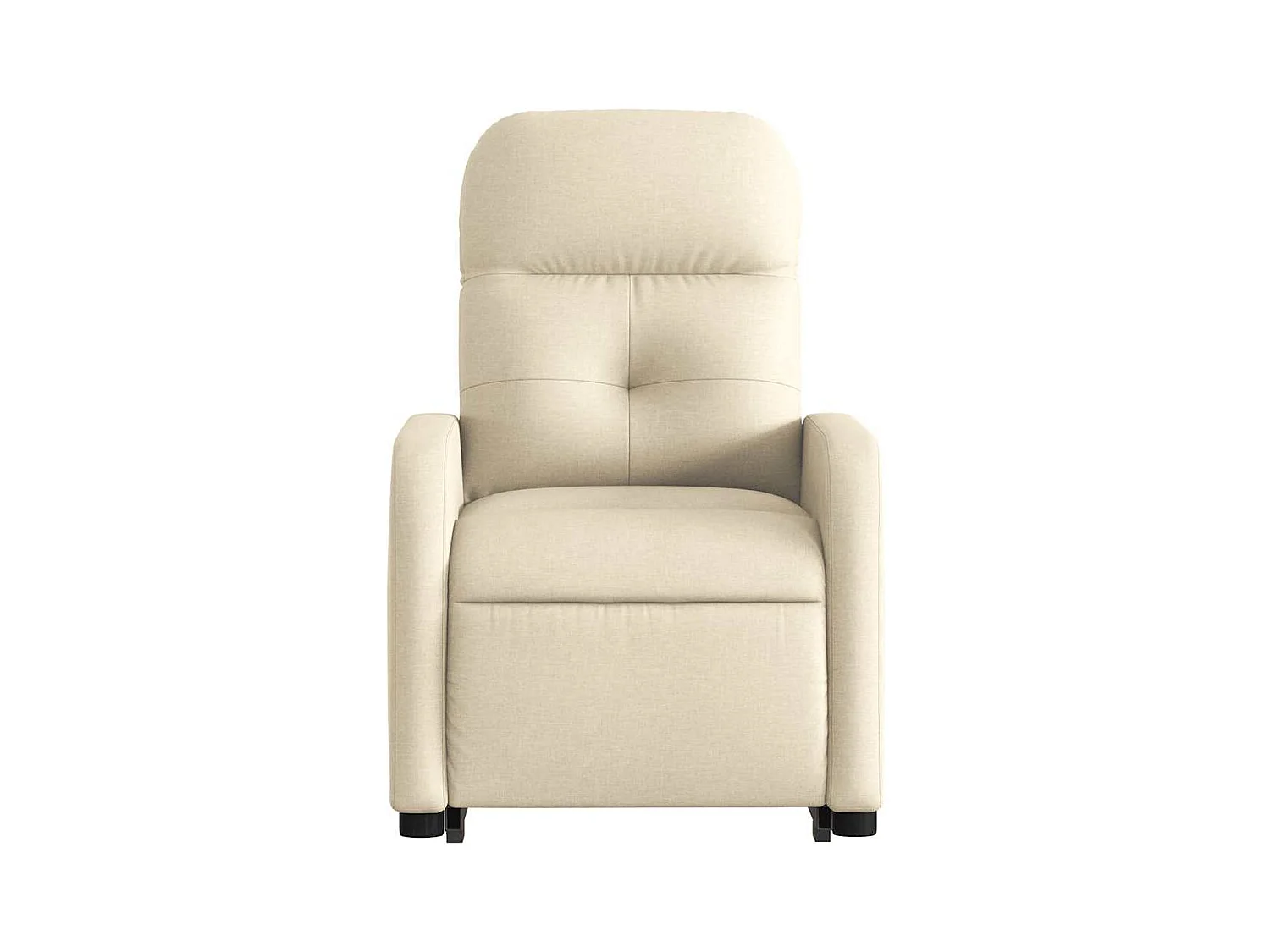 Sillón de relax | Sillón reclinable elevable de tela color crema SHL6603