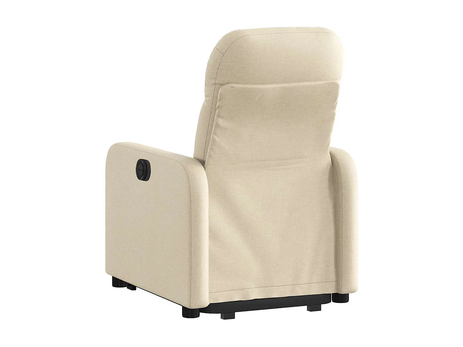 Fauteuil inclinable-Chaise de relax-Fauteuil salon Crème Tissu SHL1399