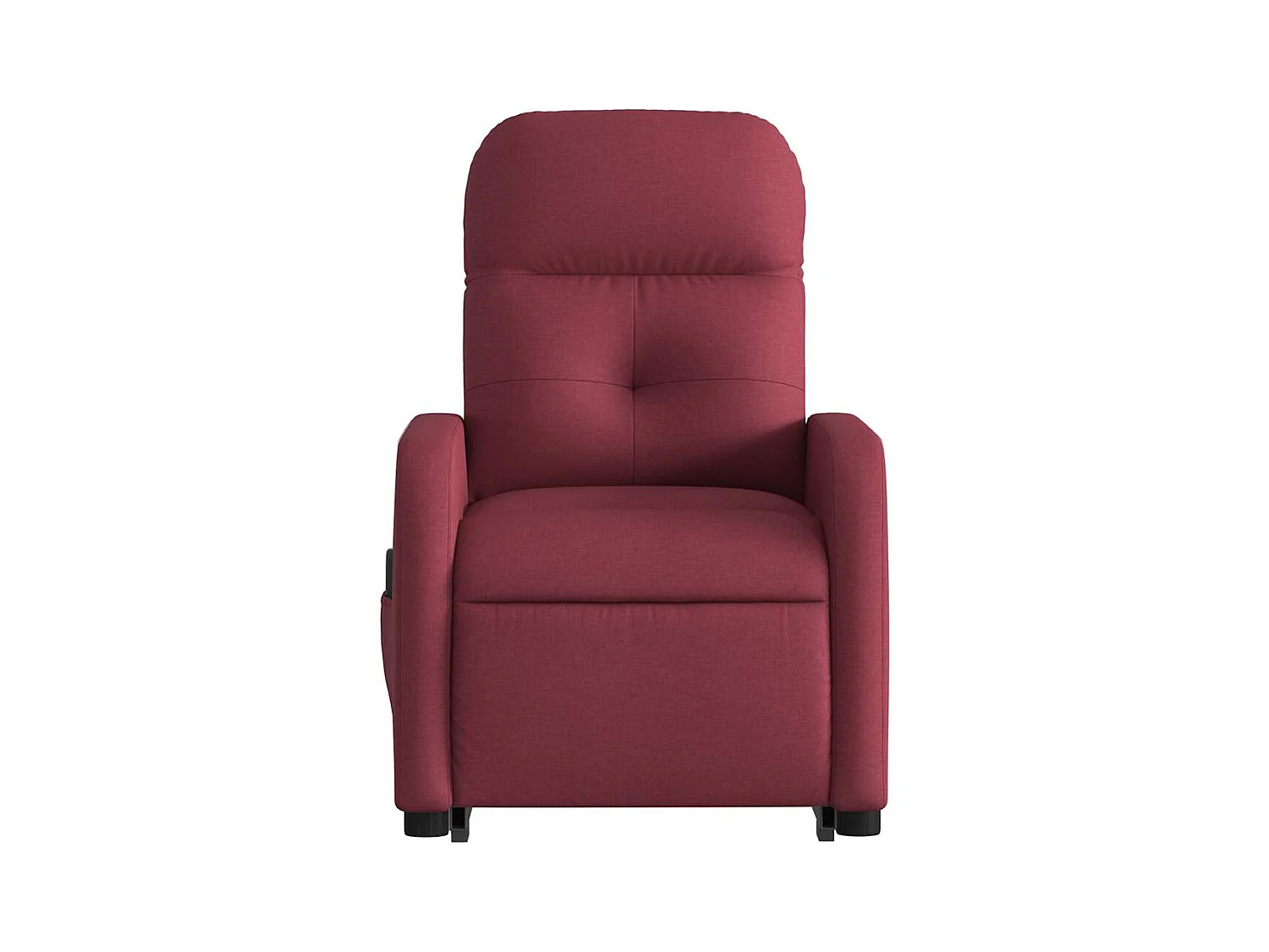 Sillón de relax | Sillón reclinable de masaje elevable tela rojo tinto SHL5325