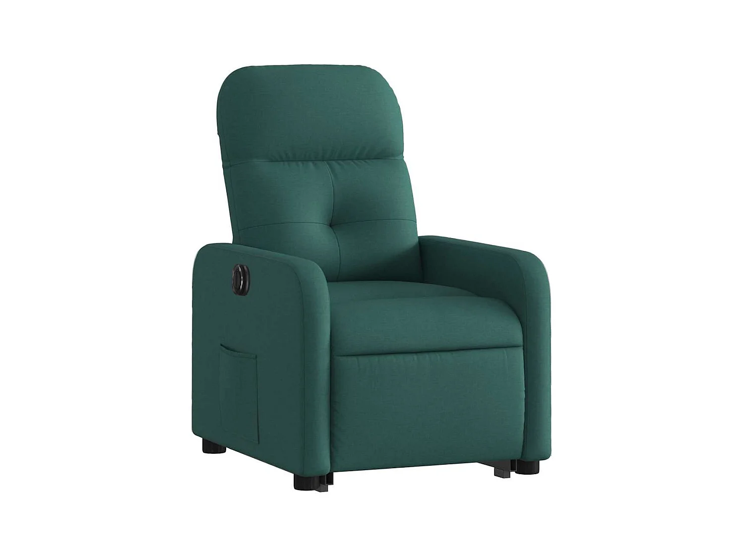 Fauteuil inclinable électrique-Chaise de relax-Fauteuil TV vert foncé tissu SHL4483