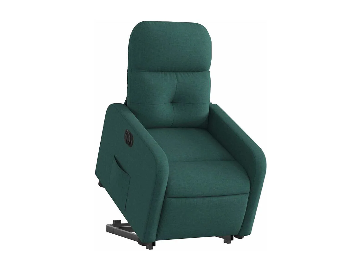 Fauteuil inclinable électrique-Chaise de relax-Fauteuil TV vert foncé tissu SHL4483