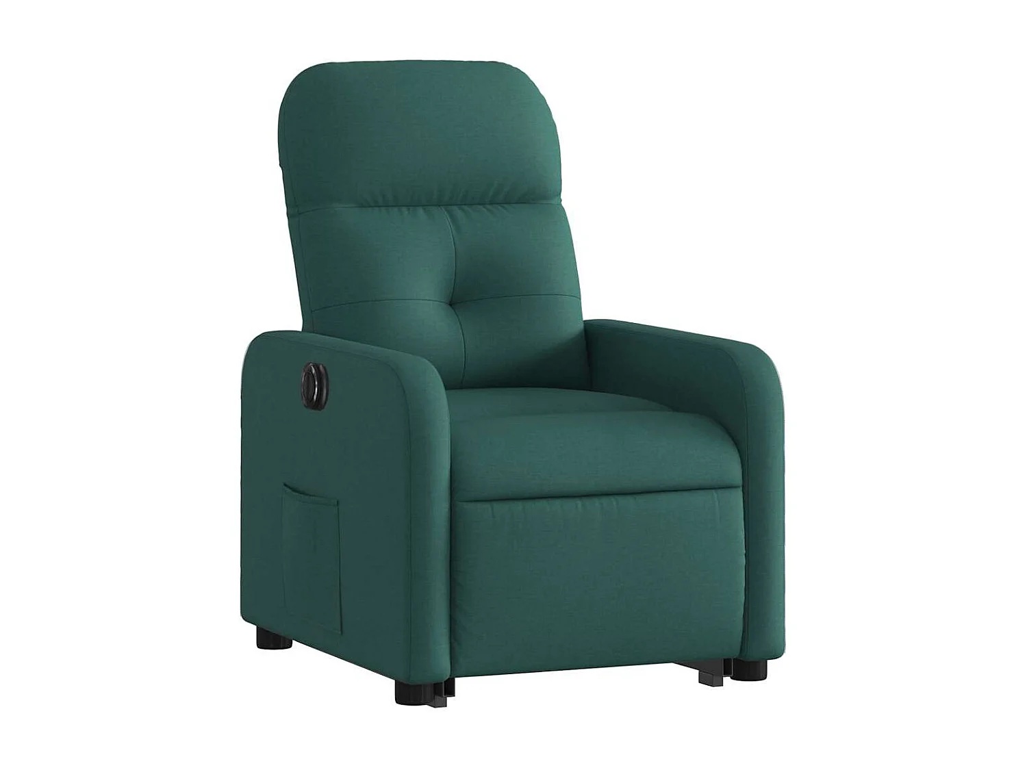 Fauteuil inclinable électrique-Chaise de relax-Fauteuil TV vert foncé tissu SHL4483