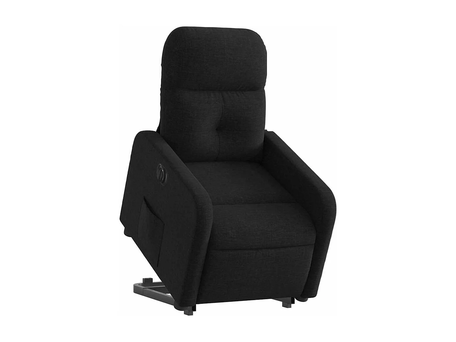Fauteuil inclinable électrique-Chaise de relax-Fauteuil TV noir tissu SHL2743