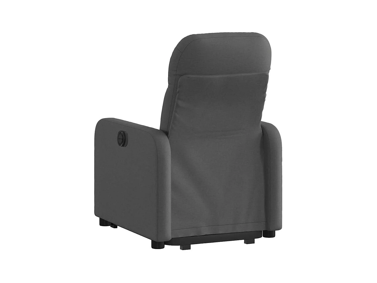 Silla de relax | Sillón eléctrico reclinable elevable de tela gris oscuro SHL4753