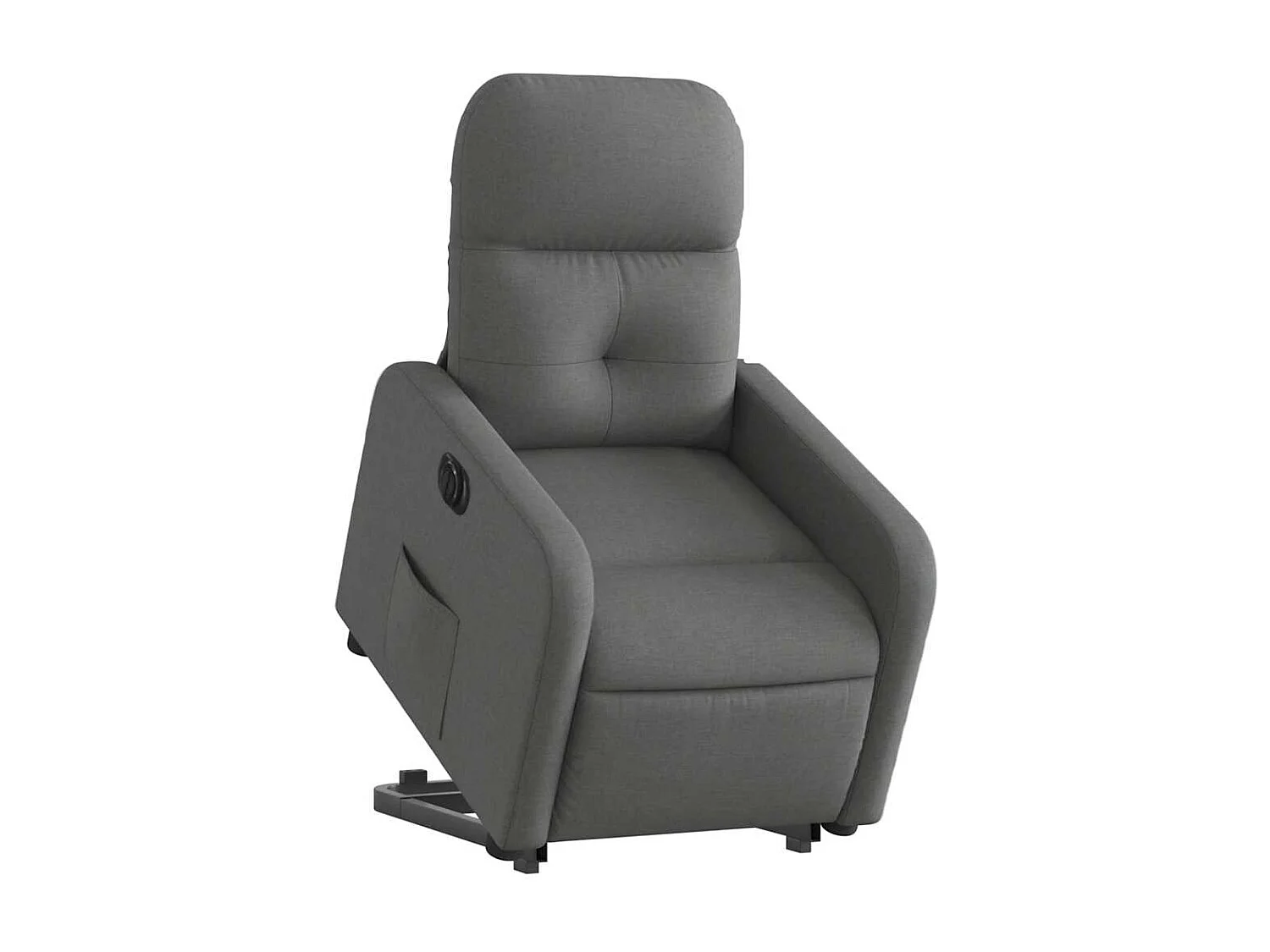 Fauteuil inclinable électrique-Chaise de relax-Fauteuil TV gris foncé tissu SHL2812