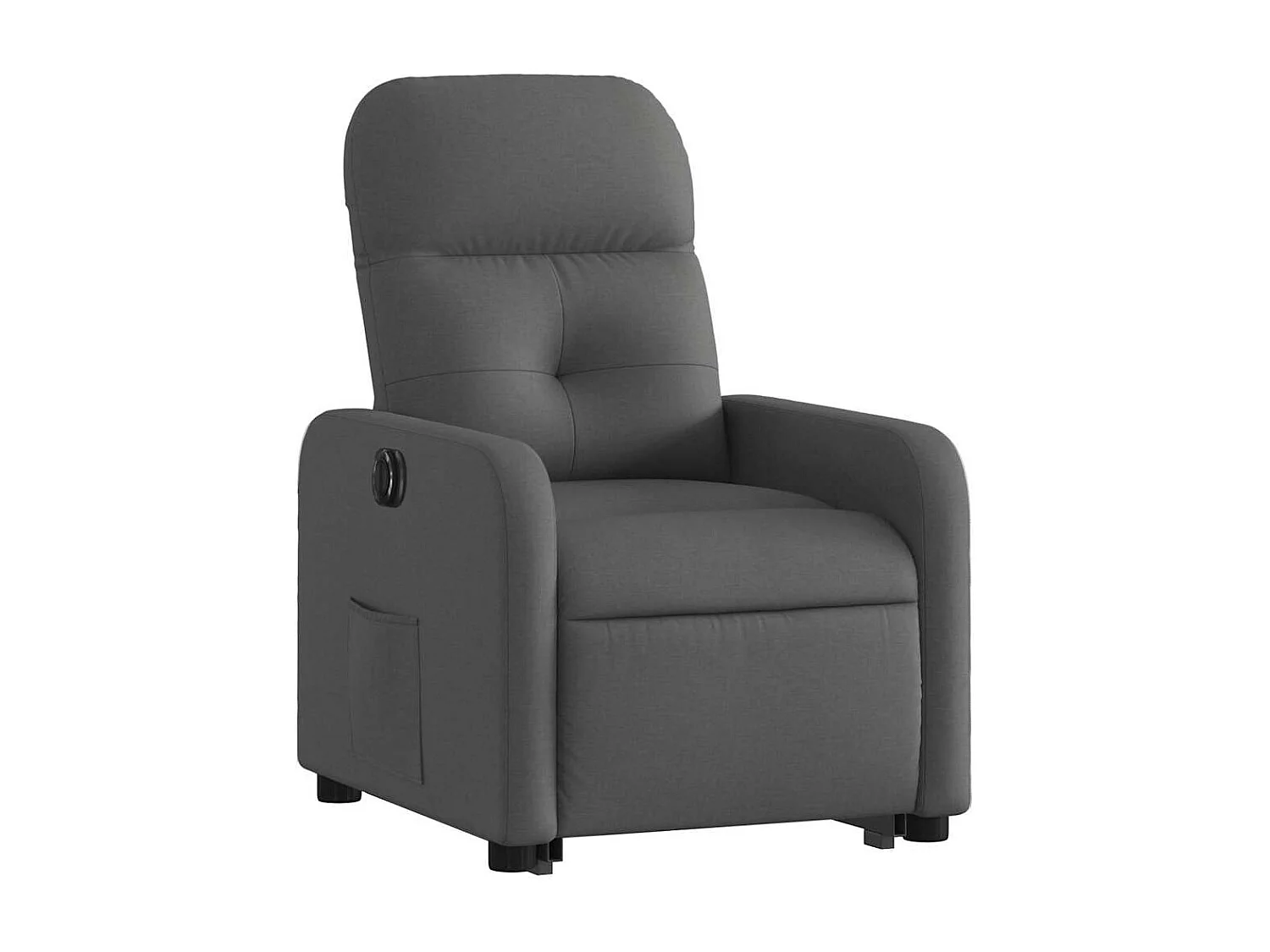 Fauteuil inclinable électrique-Chaise de relax-Fauteuil TV gris foncé tissu SHL2812