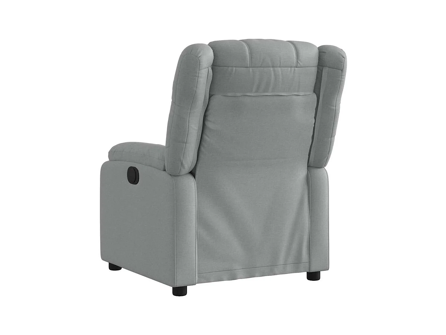 Sillón de relax | Sillón reclinable de tela gris claro SHL4498