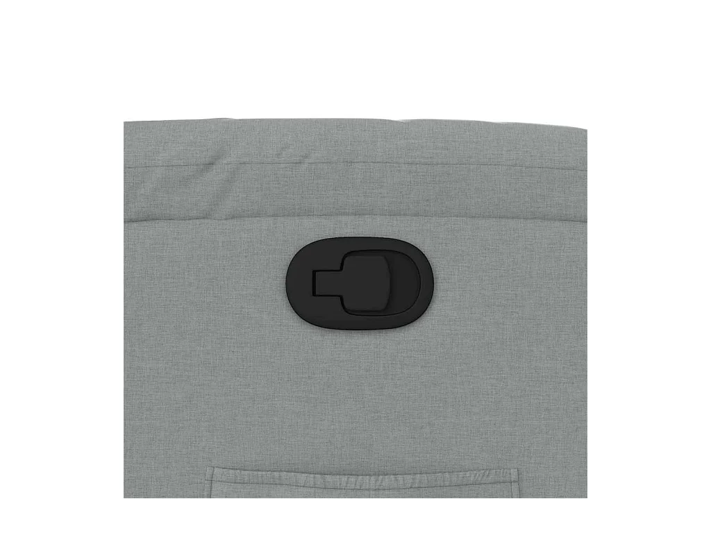 Sillón de relax | Sillón reclinable de tela gris claro SHL4498